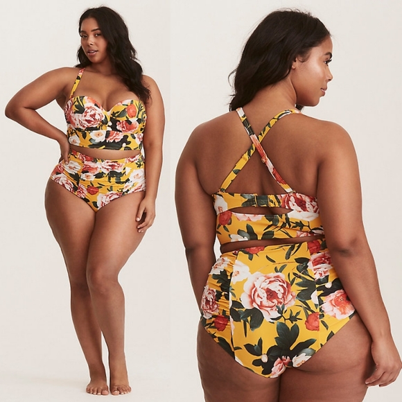 torrid Other - Torrid Floral Twist Lightly Lined Bikini Top 3